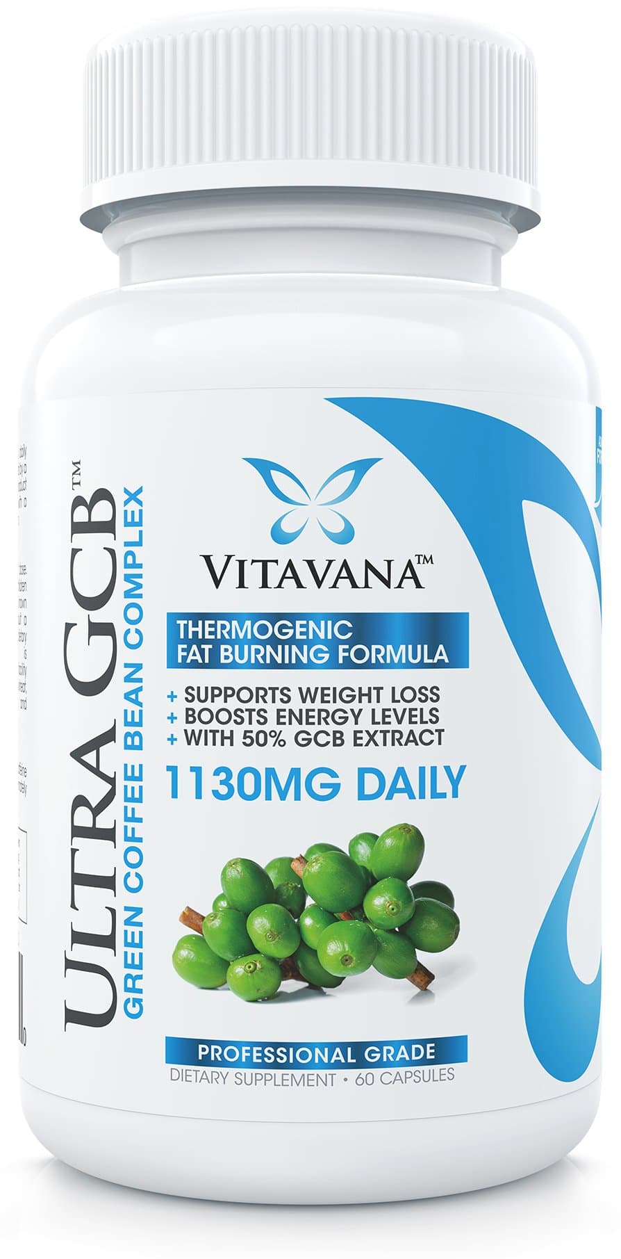 Green Coffee Bean Extract for Weight Loss Support with Apple Cider Vinegar | 50% GCB | Increase Metabolism with a Natural Fat Burning Supplement | 60 Vegan Pills | by Vitavana