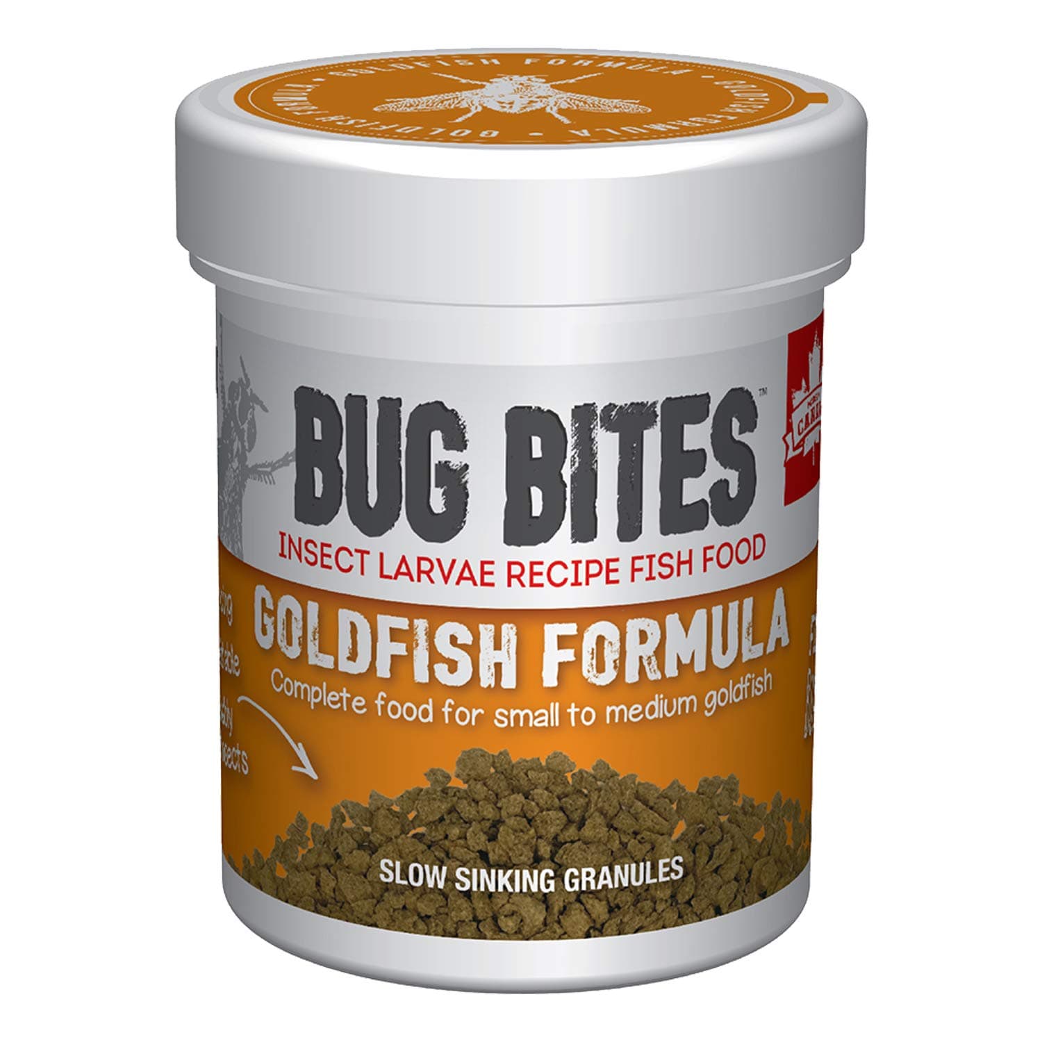 Fluval Bug Bites Goldfish Granule Fish Food 45g