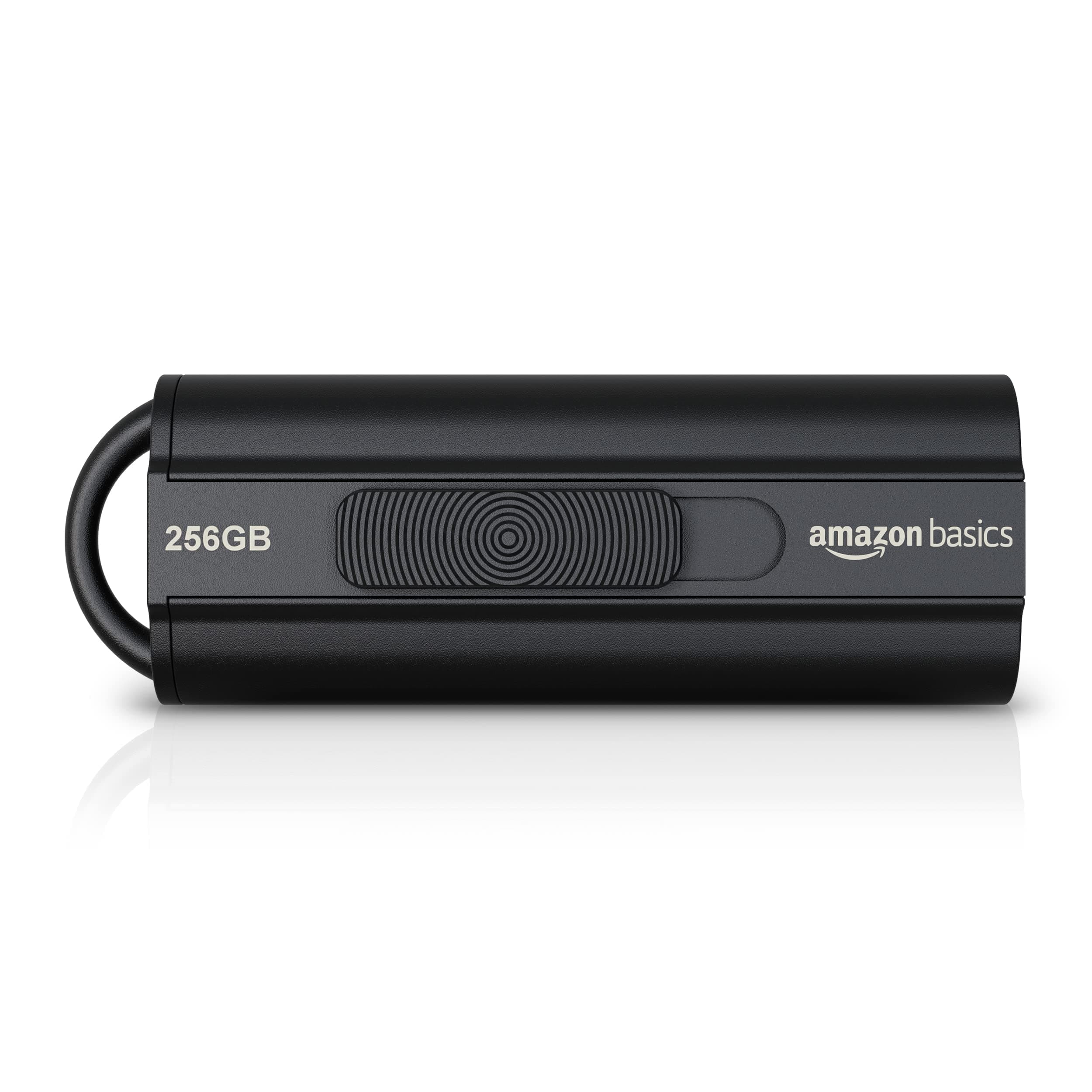 – Amazon Basics 256 GB, USB 3.1 Flash Drive, Read Speed up to 130 MB/s, Black