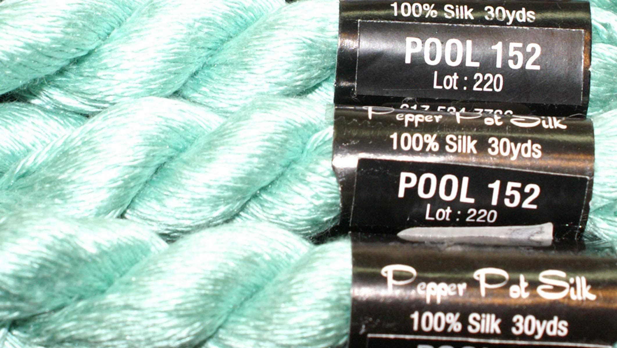 Pepper Pot Silk -Single Ply- Pool 152-This Listing is for 1 Skein