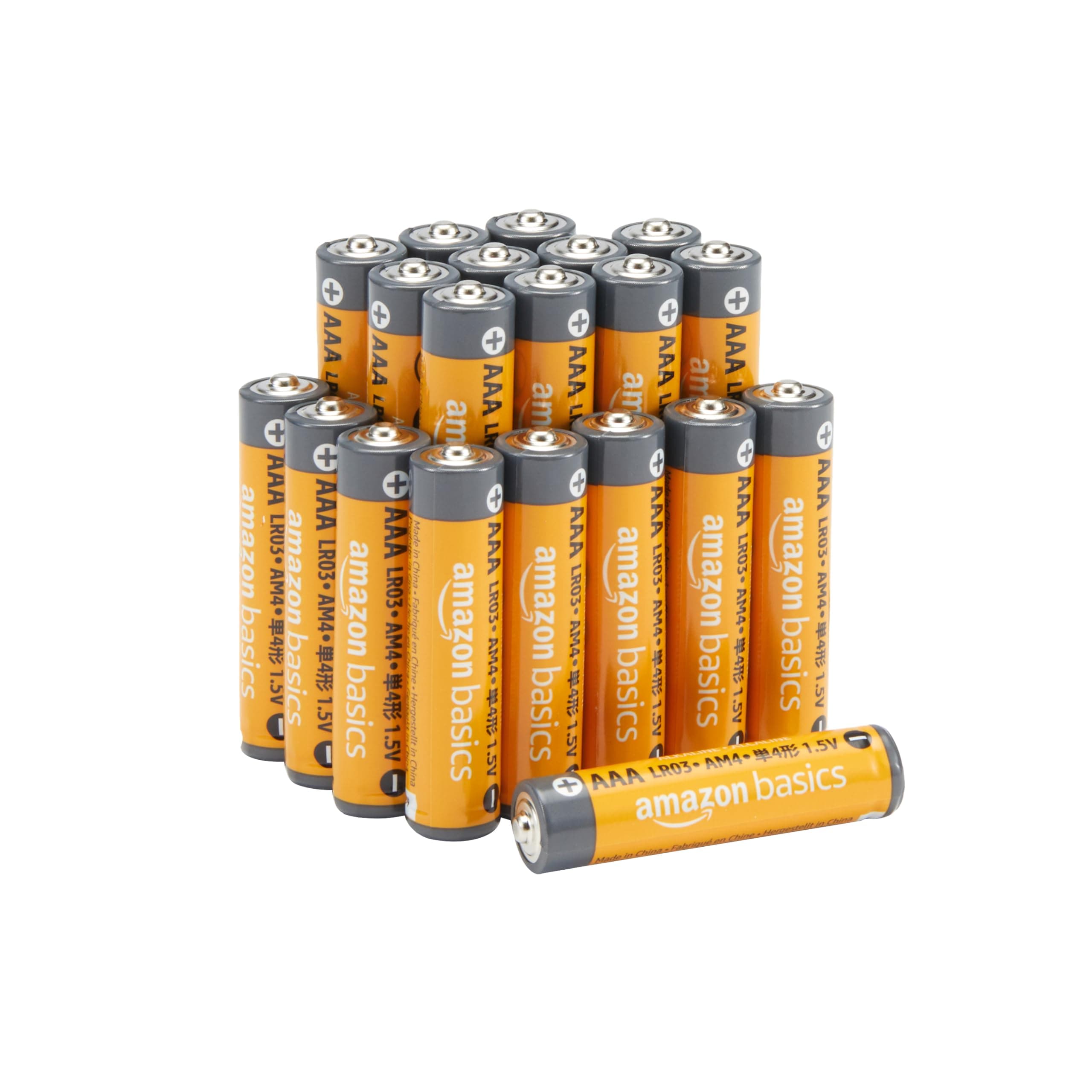 AAA 1.5 Volt Performance Alkaline Batteries, 20-Pack (Appearance may vary)
