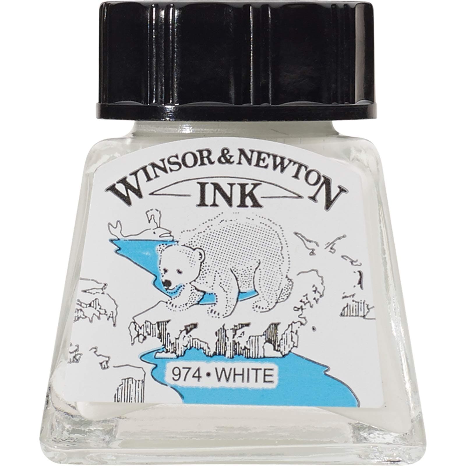 - Drawing Ink, 14ml Bottle, White