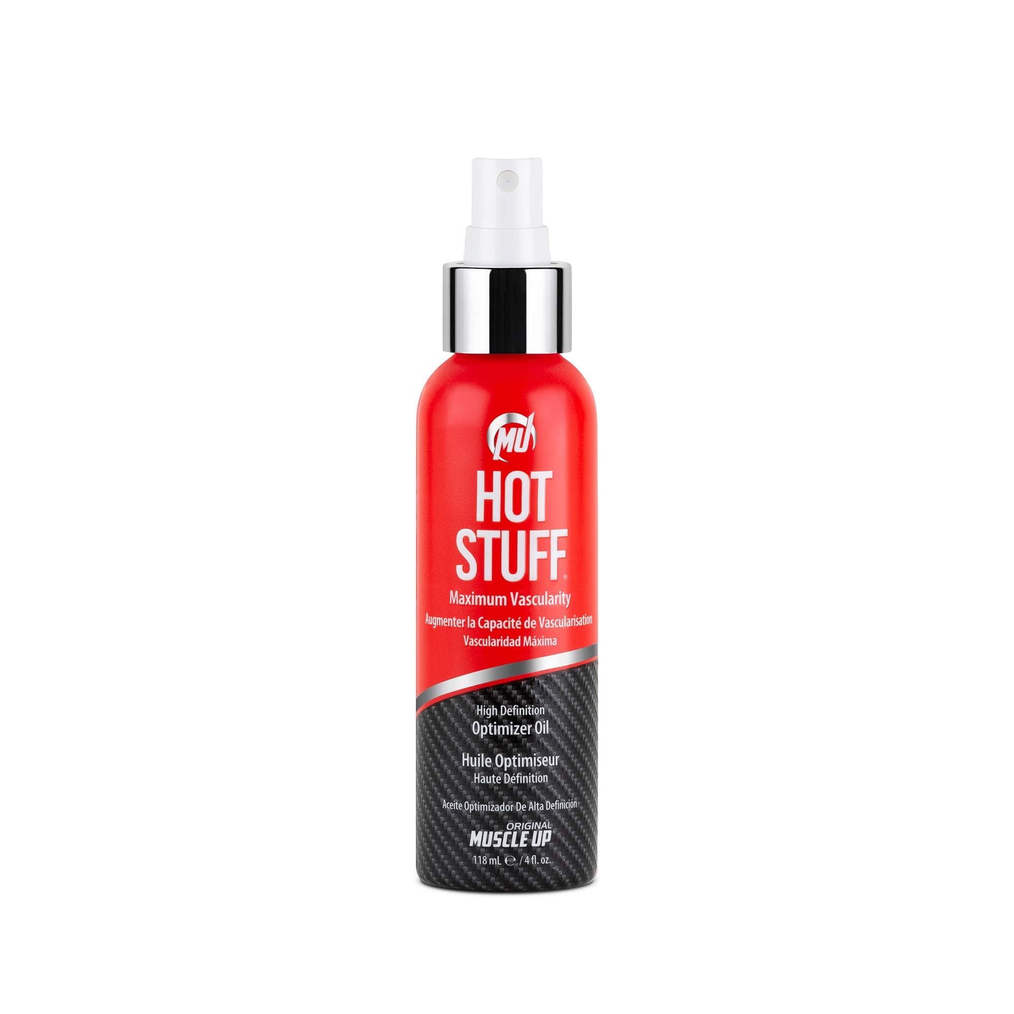 Hot Stuff Maximum Vascularity High Definition Optimizer Posing Oil, 4 fl oz.,Beige