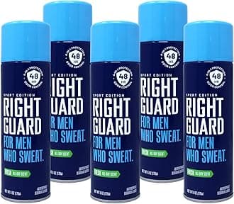 Right Guard Antiperspirant Spray, Sport Fresh 6 oz (Pack of 5)