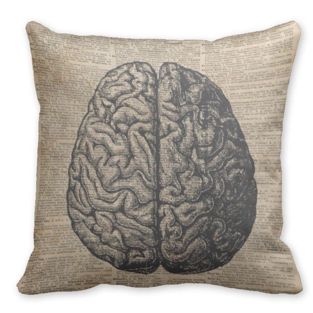 decorative pillow cover Decorative Throw Pillow Cases Brain for Sofa Throw Covers