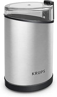 KRUPS Electric Coffee Grinder: 3 oz Capacity, 200 Watts - Versatile for Beans, Spices, Nuts - One-Touch Operation, Customizable Grind for 12 Cups - Ideal for Espresso, French Press