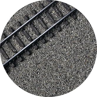 OO/HO Gauge Model Railway Track Ballast - Dark Grey | 500g | Model Railway Scenery Material