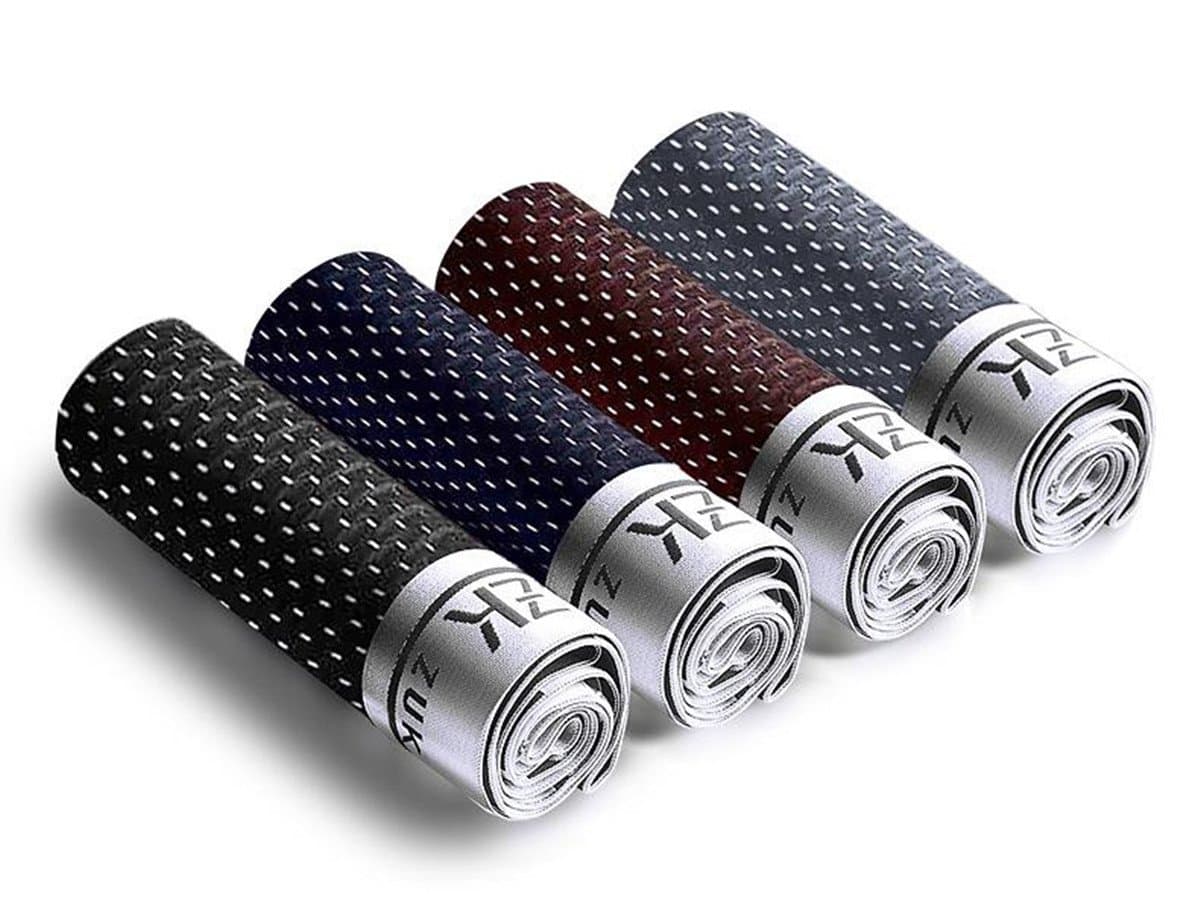 ZUKULIFEMens Ice Silk Boxer Mesh Brief