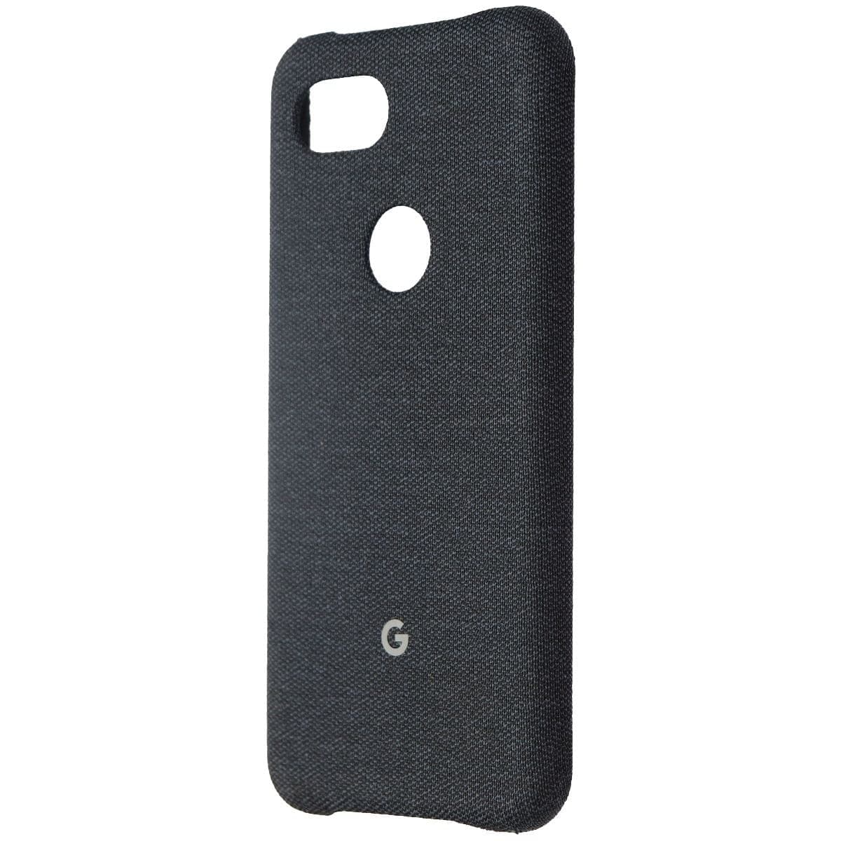 Google Pixel Case for Pixel 3a - Protective Phone Cover with Tailored Fabric and Active Edge Compatible - Official Google Pixel Cover - Carbon