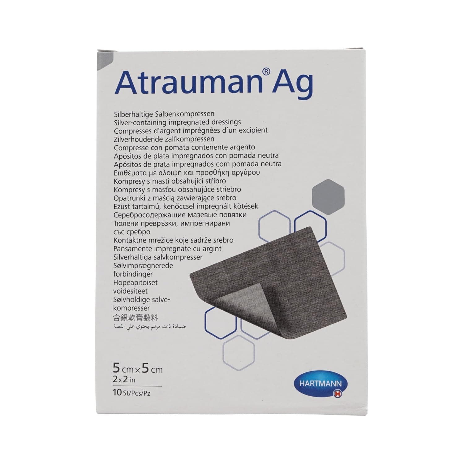 Atrauman AG Silver 5 x 5cm (x10)