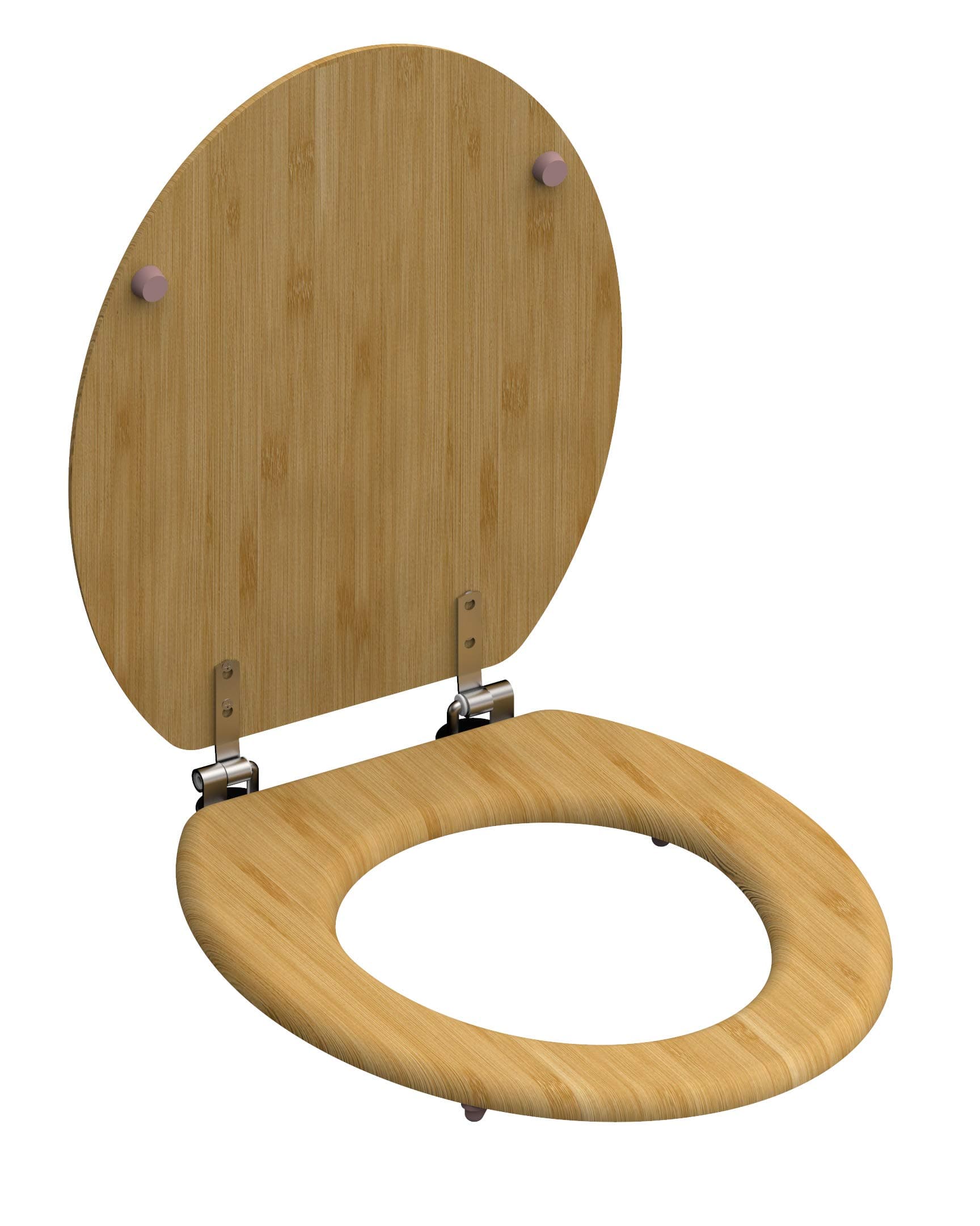 EISL Bamboo EDBA02 Toilet Seat Dark
