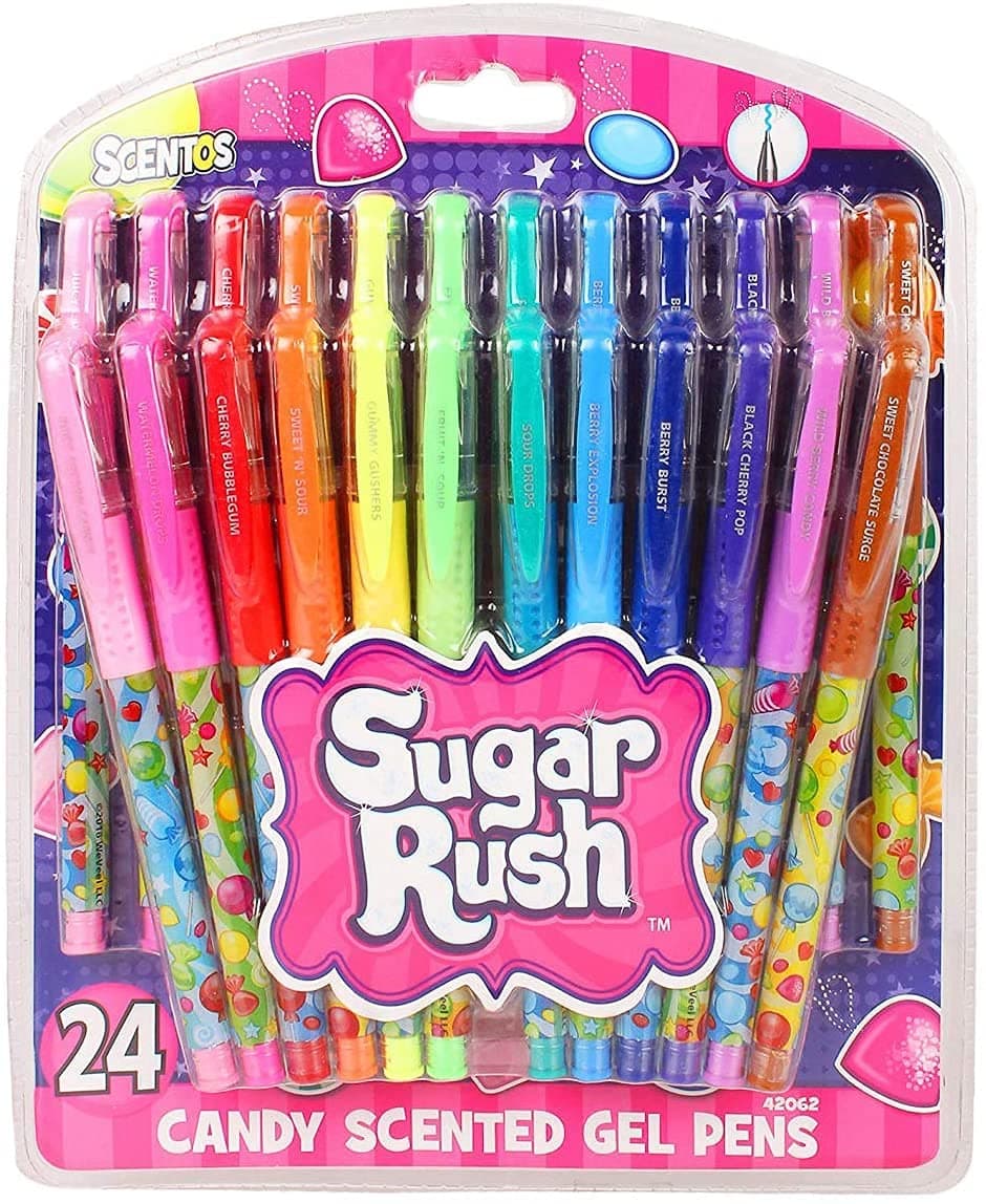 Sugar Rush Candy Scented Gel Pens - 24 Count