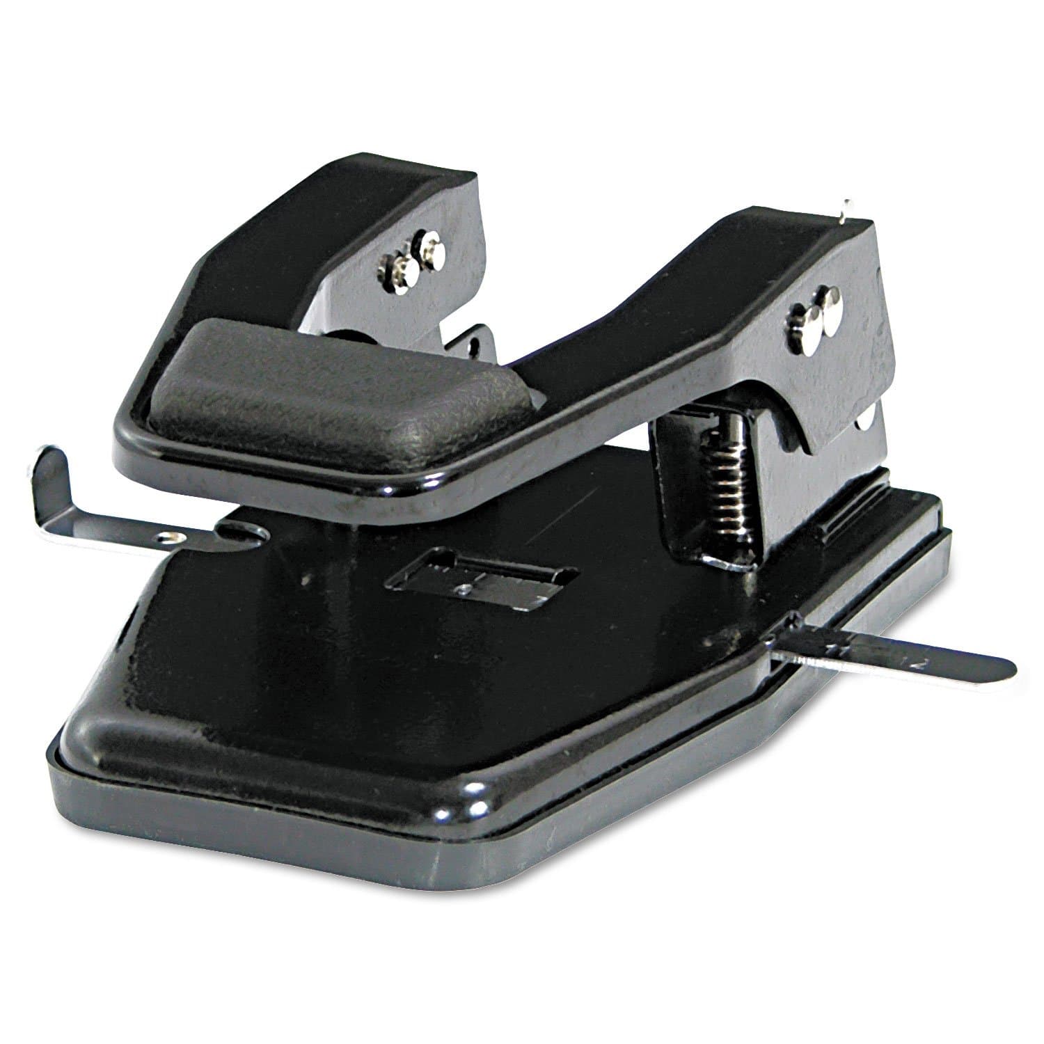 MasterMP250 40-Sheet Heavy-Duty Two-Hole Punch, 9/32-Inch Holes, Padded Handle, Black
