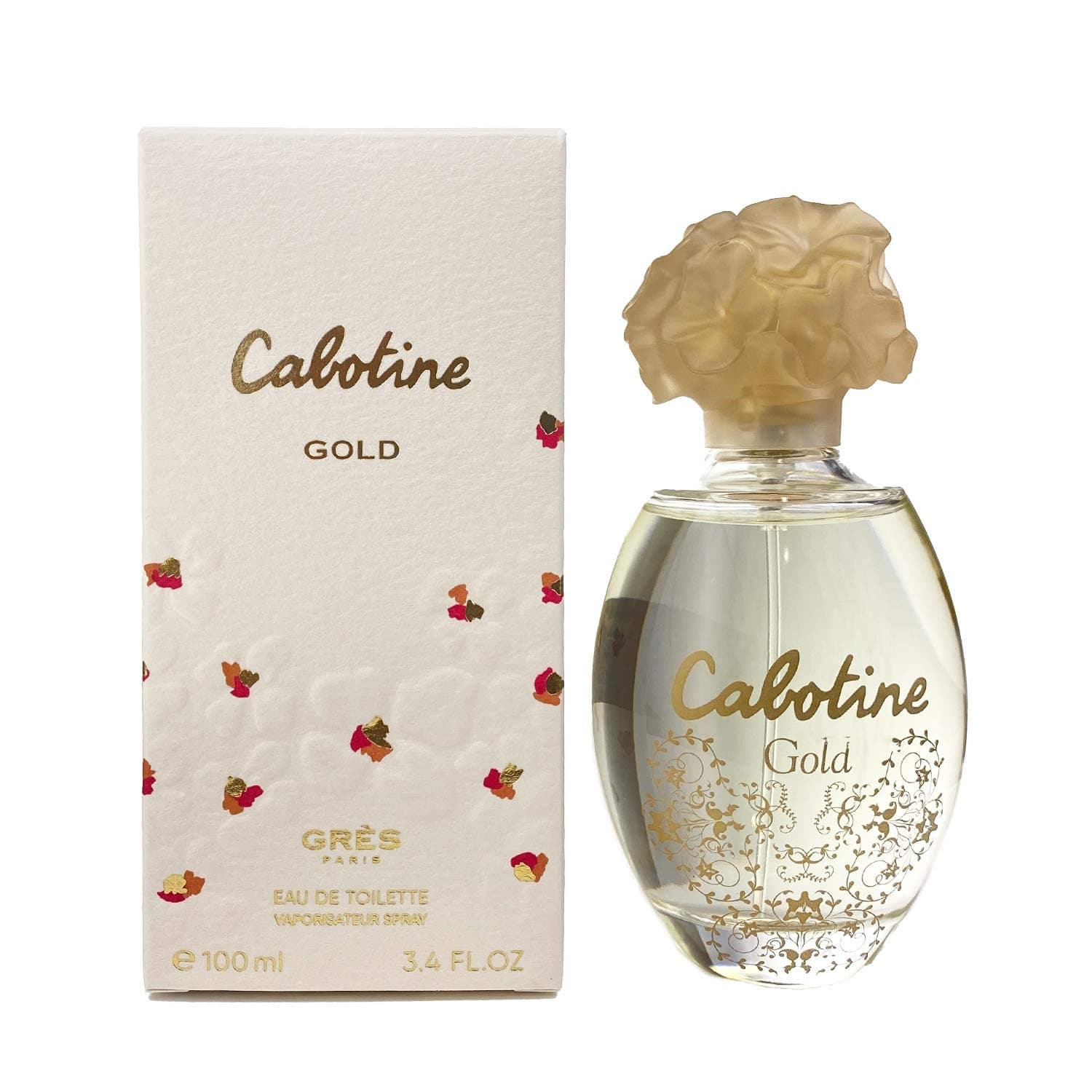 Parfums Gres Cabotine Gold Eau De Toilette Spray for Women, 3.4 Ounce