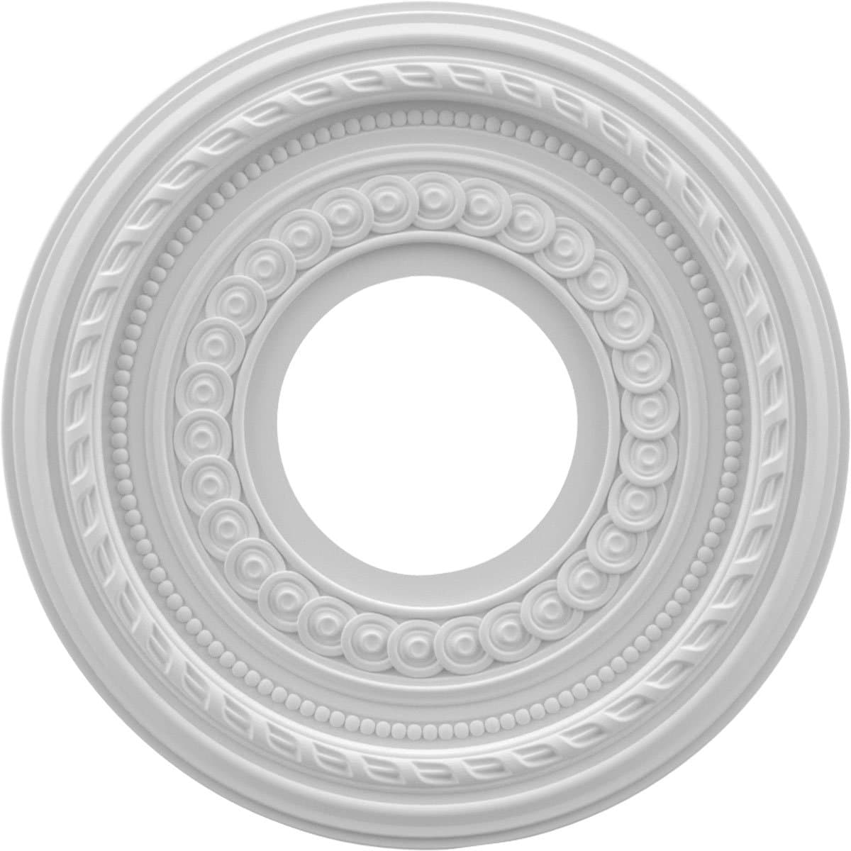 Ekena Millwork CMP10CO Cole Ceiling Medallion, 10"OD, Unfinished