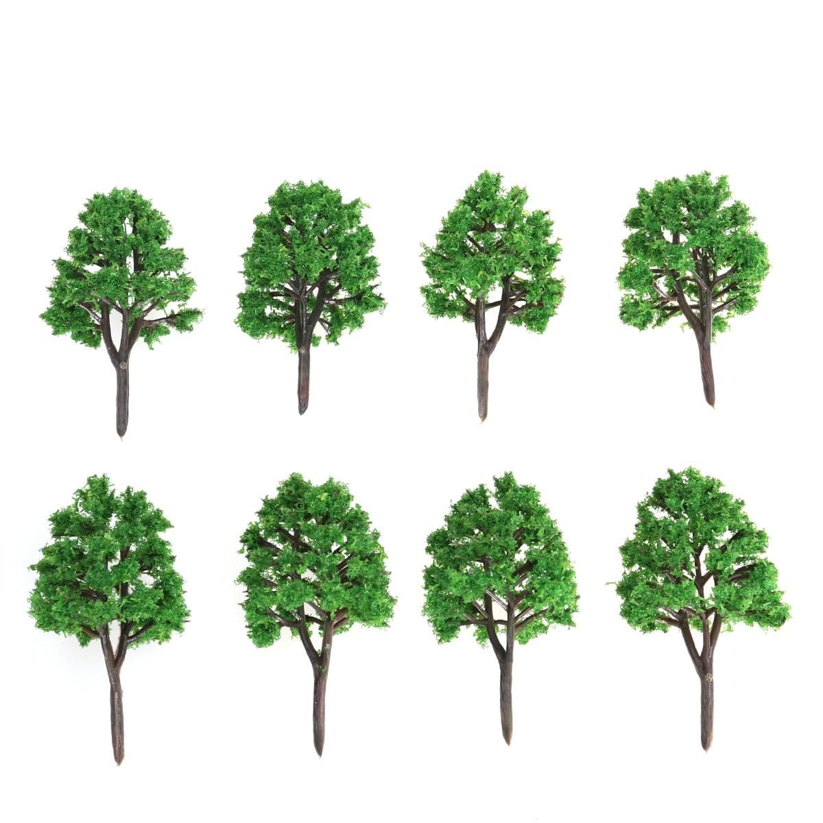 NUOLUX 20pcs Model Trees Landscape 1:150 7.5cm Model Train Scenery Landscape N Scale