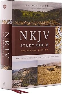 Nkjv Study Bible, Hardcover, Full-Color, Comfort Print