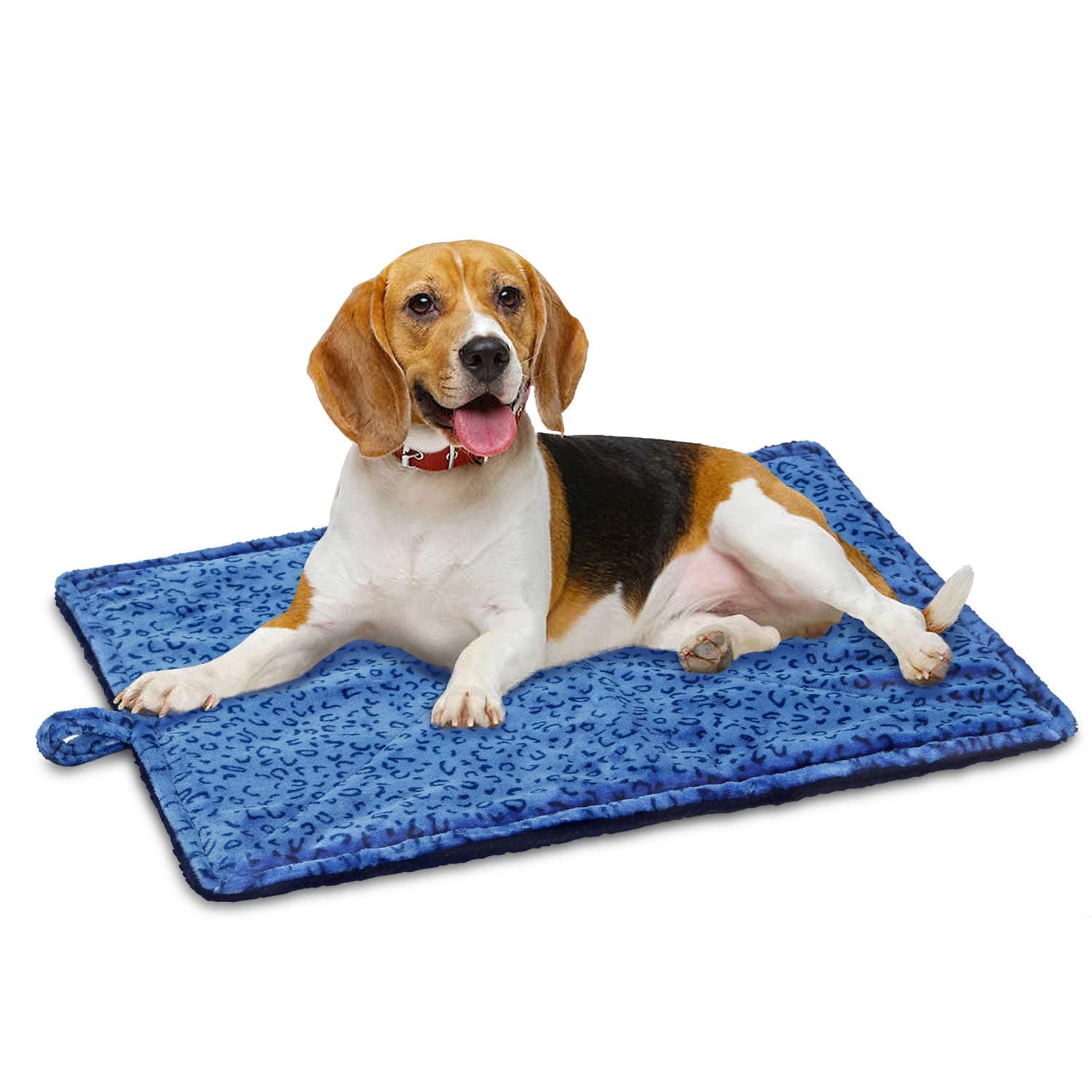 MARUNDA Pet Bed Mat, M- 27" * 20", Self Warming, Super Soft, for Small Dogs and Cats, Blue