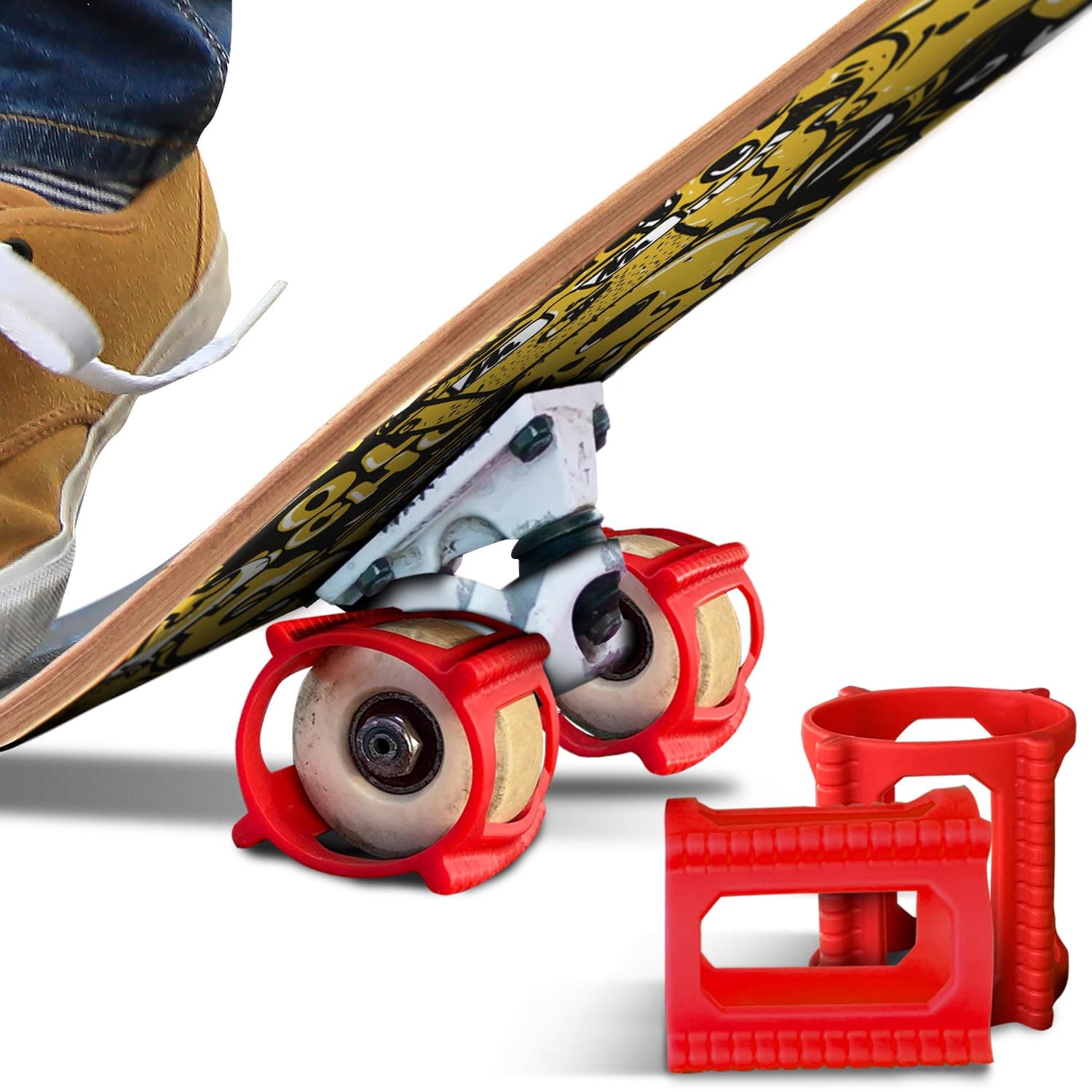 Skateboard Tricks Fast - Perfect for Complete Beginners and Beyond. Fast, Safe, and Easy - Skateboard Accessories for Wheels