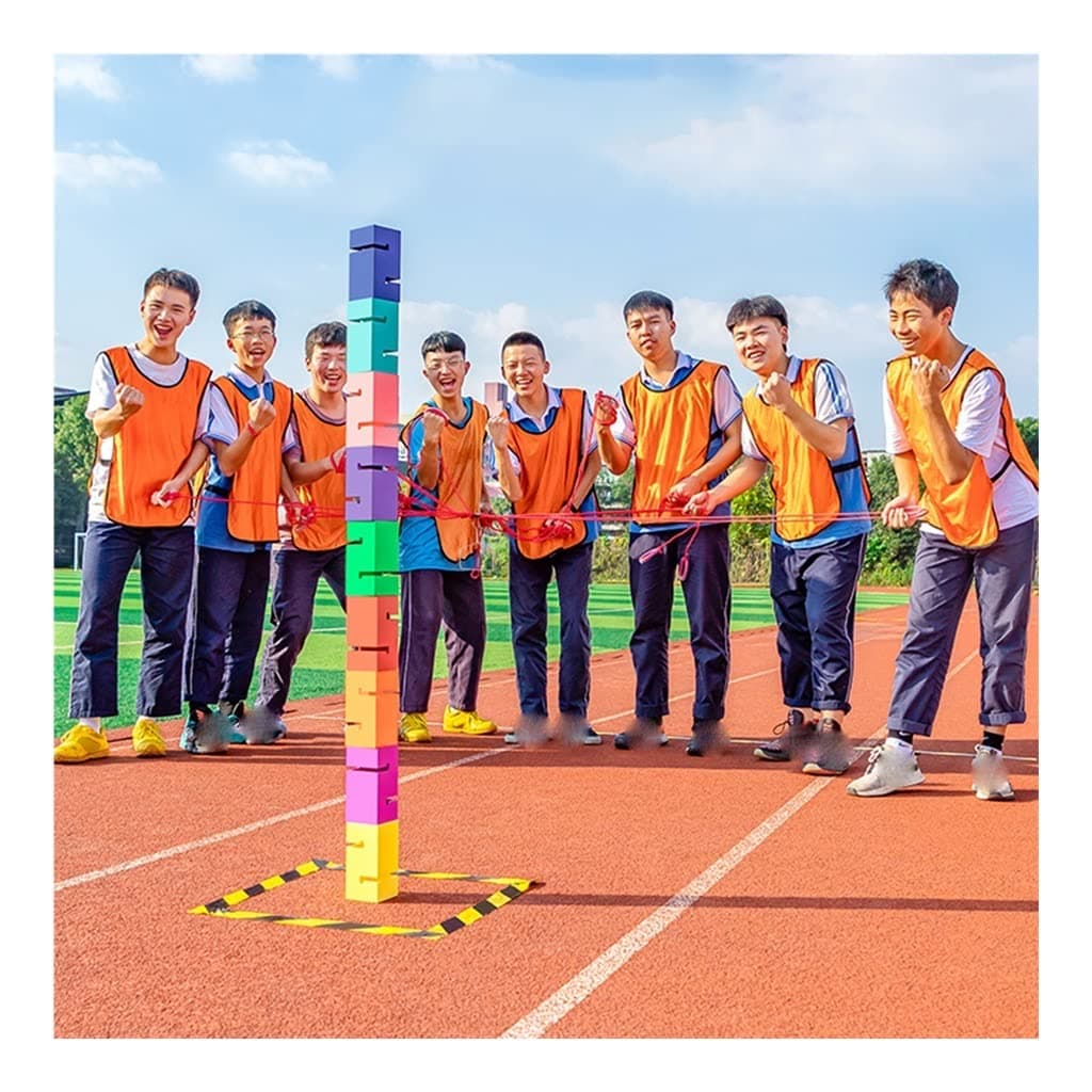 Team Building Games For Work, Developing Group Leadership Communication Skills, Multiplayer Cooperative Lawn Games (Color : Yellow, Size : 5pcs)