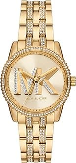 Michael Kors Bryant Chronograph Women's Watch, Stainless Steel and Pavé Crystal Watch for Women