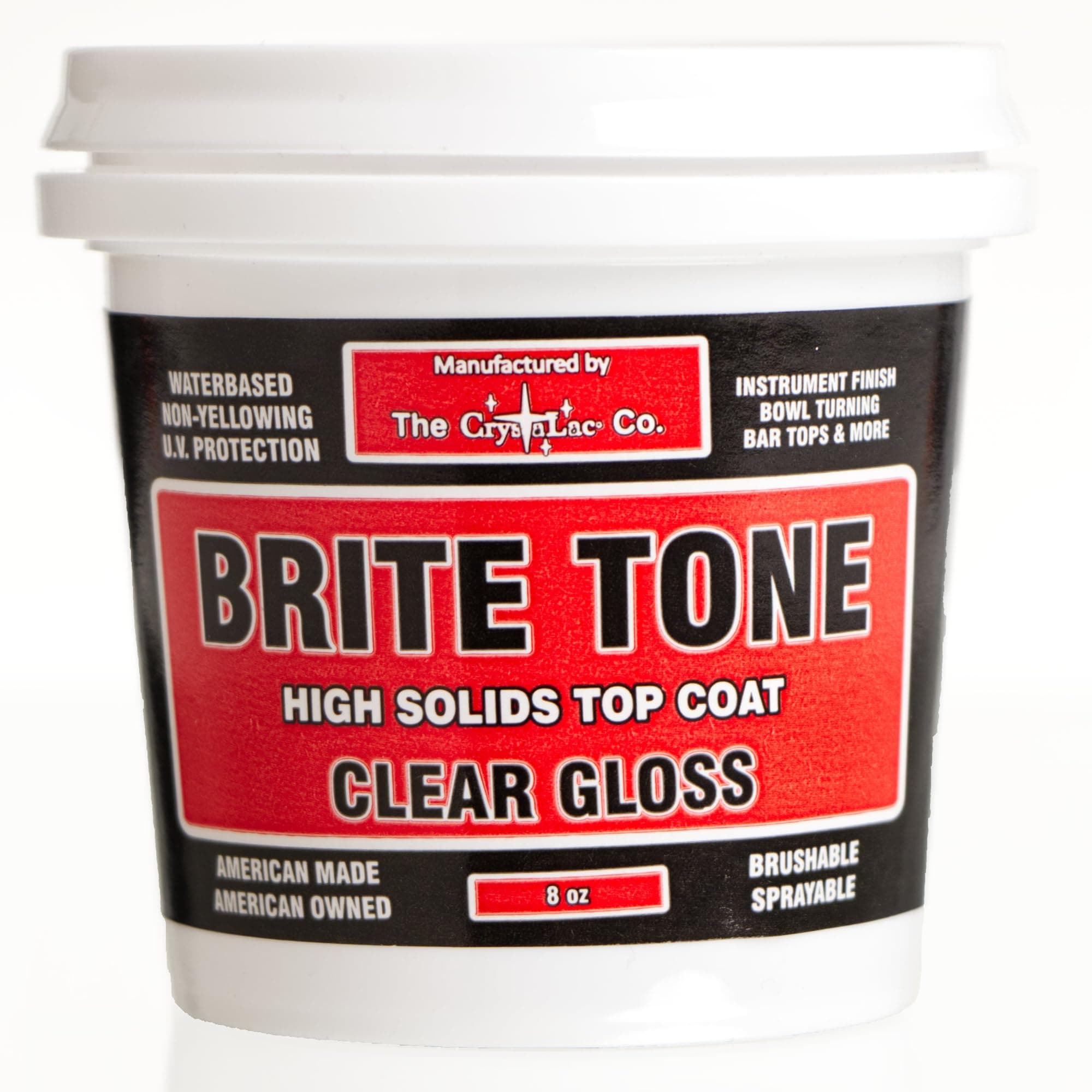 CrystaLac Brite Tone Instrument Finish Gloss Quart, Waterbased Polyurethane