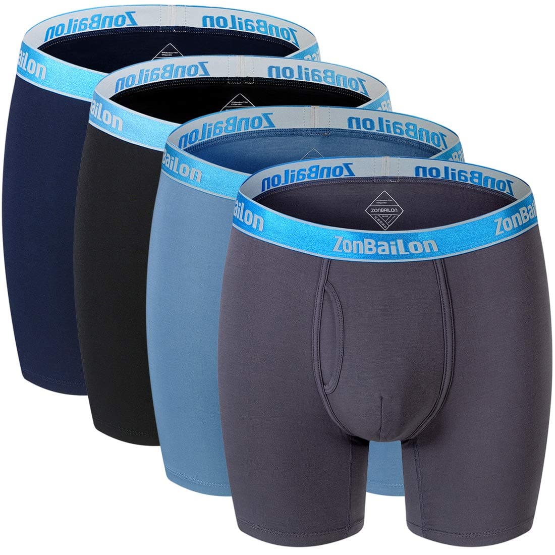 ZONBAILONmens Classic 平角内裤