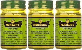 Monisons Pain Balm, 100gm (Pack of 3)