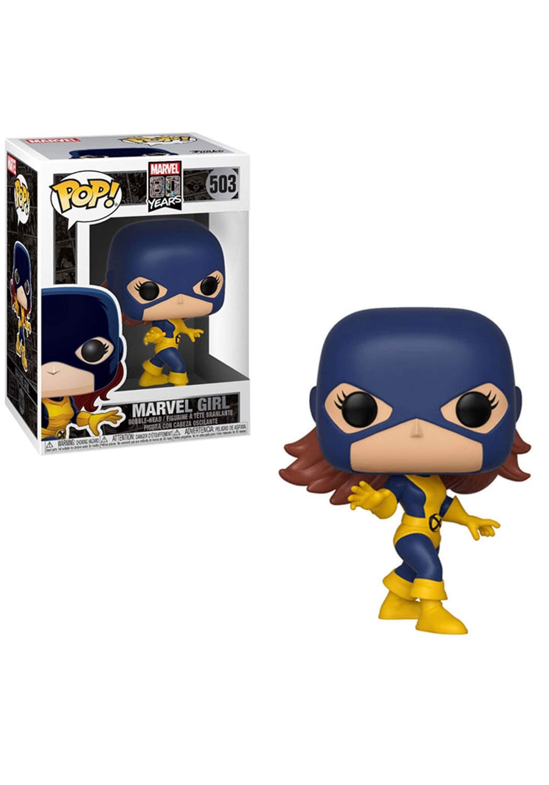 POP! Bobble 80th-First Appearance-Marvel Girl - Marvel Comics - Collectable Vinyl Figure - Gift Idea - Official Merchandise - Toys for Kids & Adults - Comic Books Fans