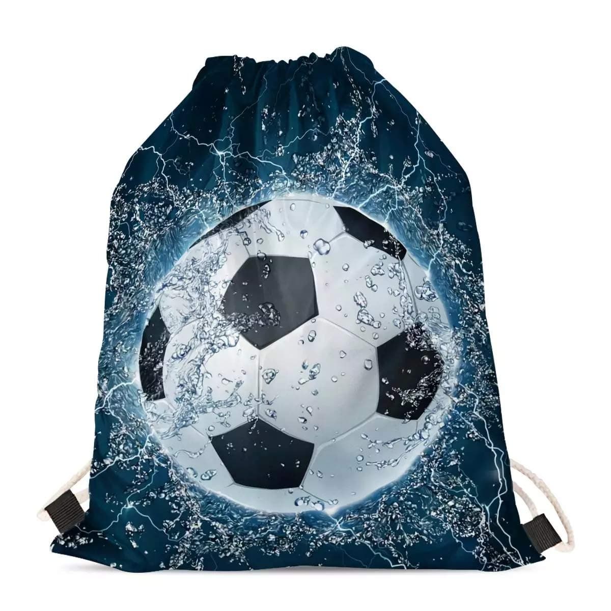 Mumeson Water Soccer Drawstring Backpack Children Sport Sackpack Draw String
