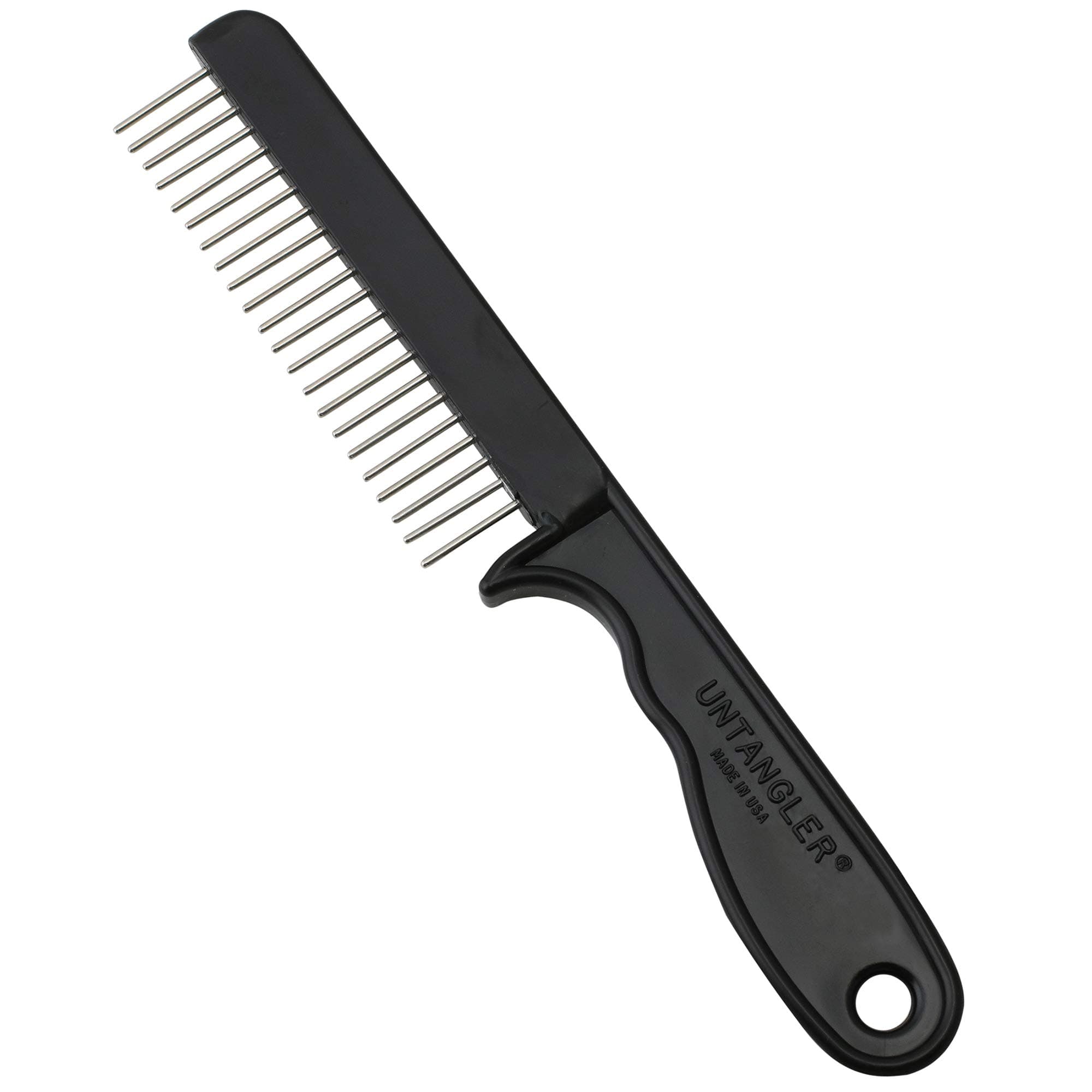 Untangler Super-Groom Combs (Black, 22 Coarse-Teeth)