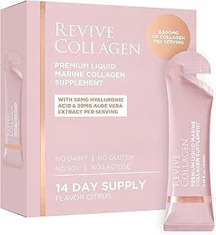 Premium — Hydrolyzed Marine Collagen Drink for Women, 8,500MG, with Hyaluronic Acid, Aloe Vera Juice, Supports Skin Wellness & Hydration, Hair & Skin, Lemon & Lime Flavour — 14 Sachets