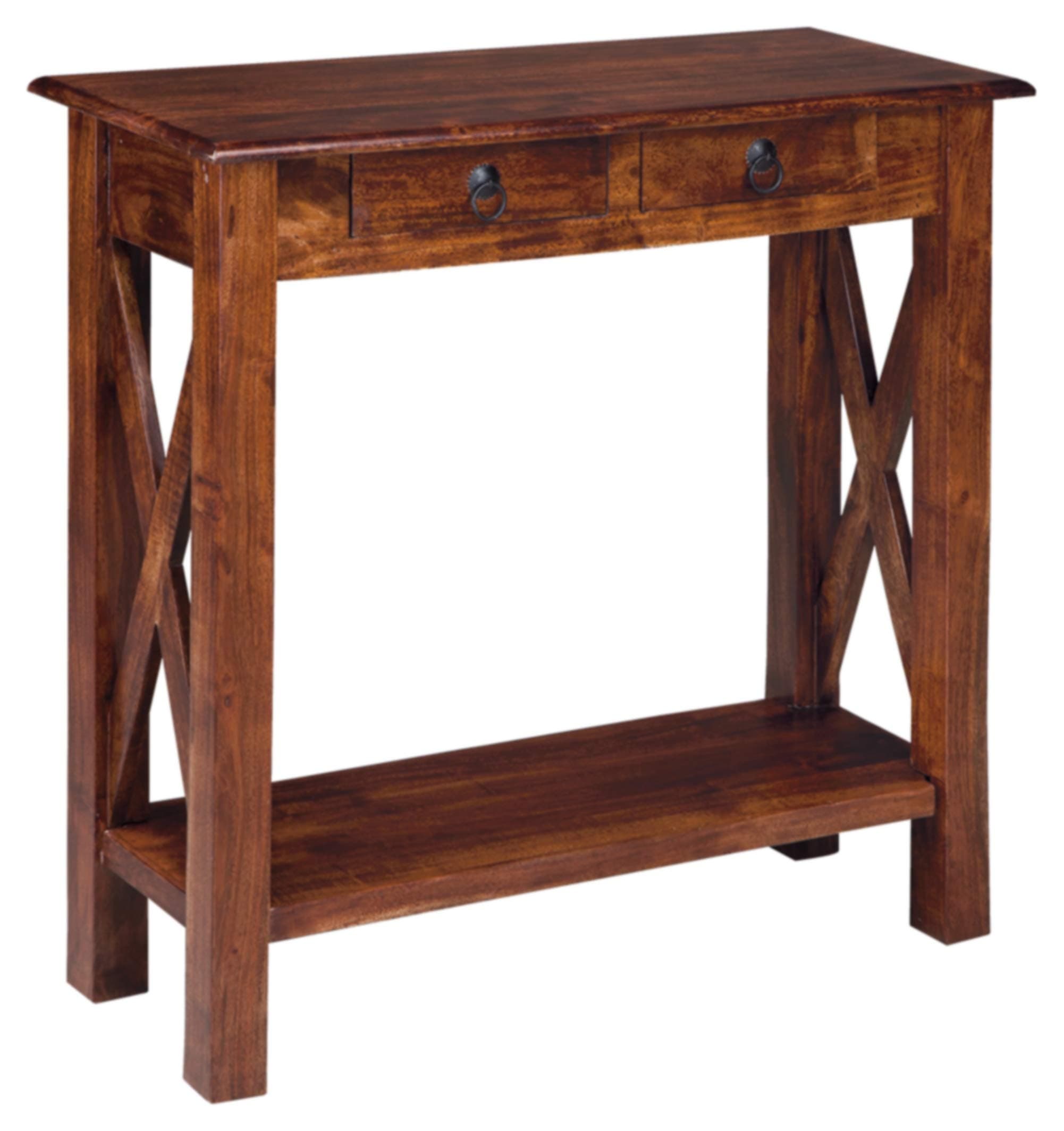 Signature Design by Ashley Abbonto 31" Console Sofa Table, Warm Brown