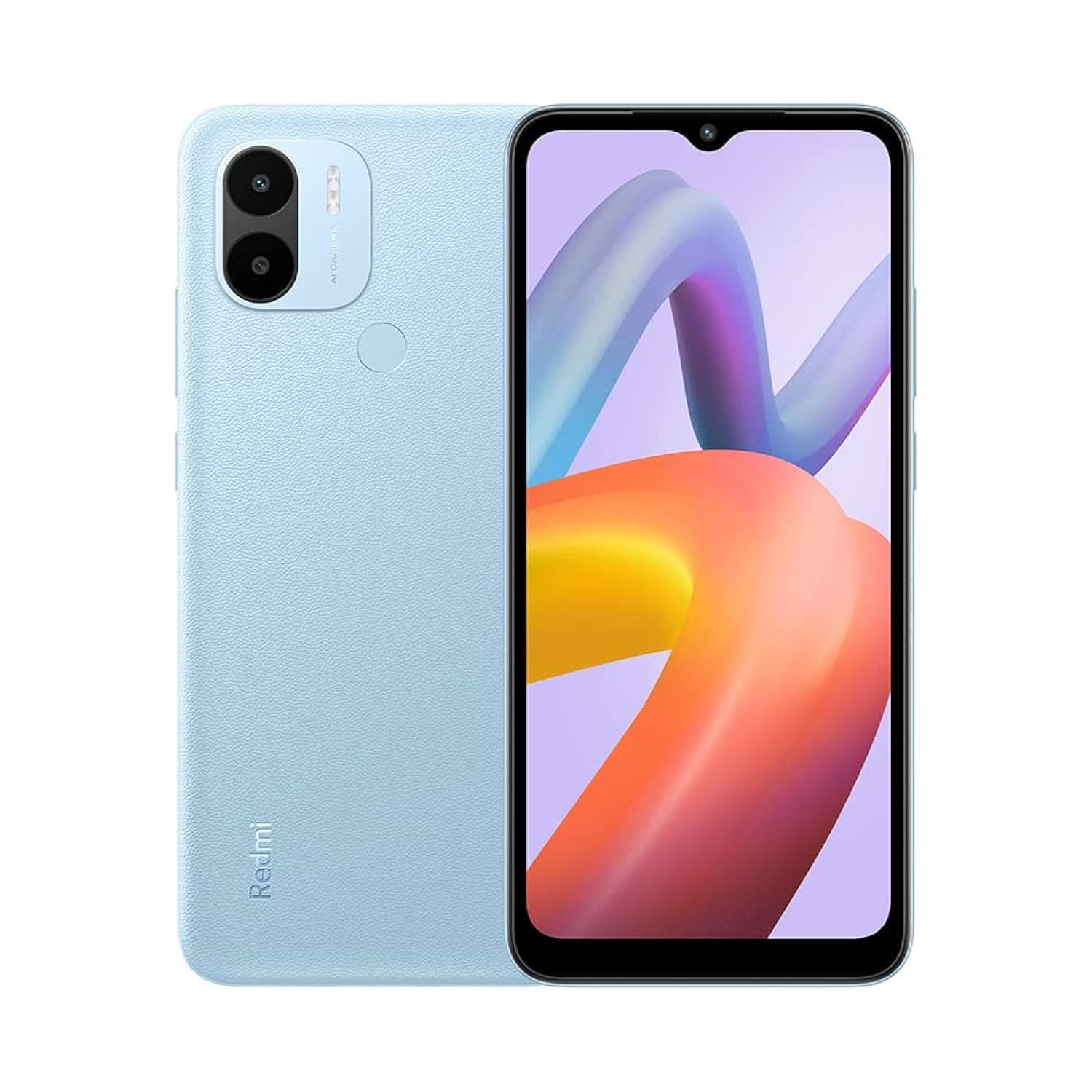 Xiaomi Redmi A2+ (Light Blue 2GB RAM, 32 Storage) - 8MP AI dual camera | Rear fingerprint sensor | High 5000mAh (typ) battery | Octa Core processor