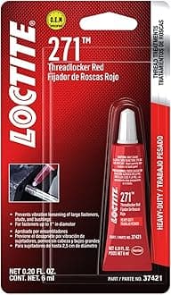 37421 271 Red Heavy Duty Threadlocker
