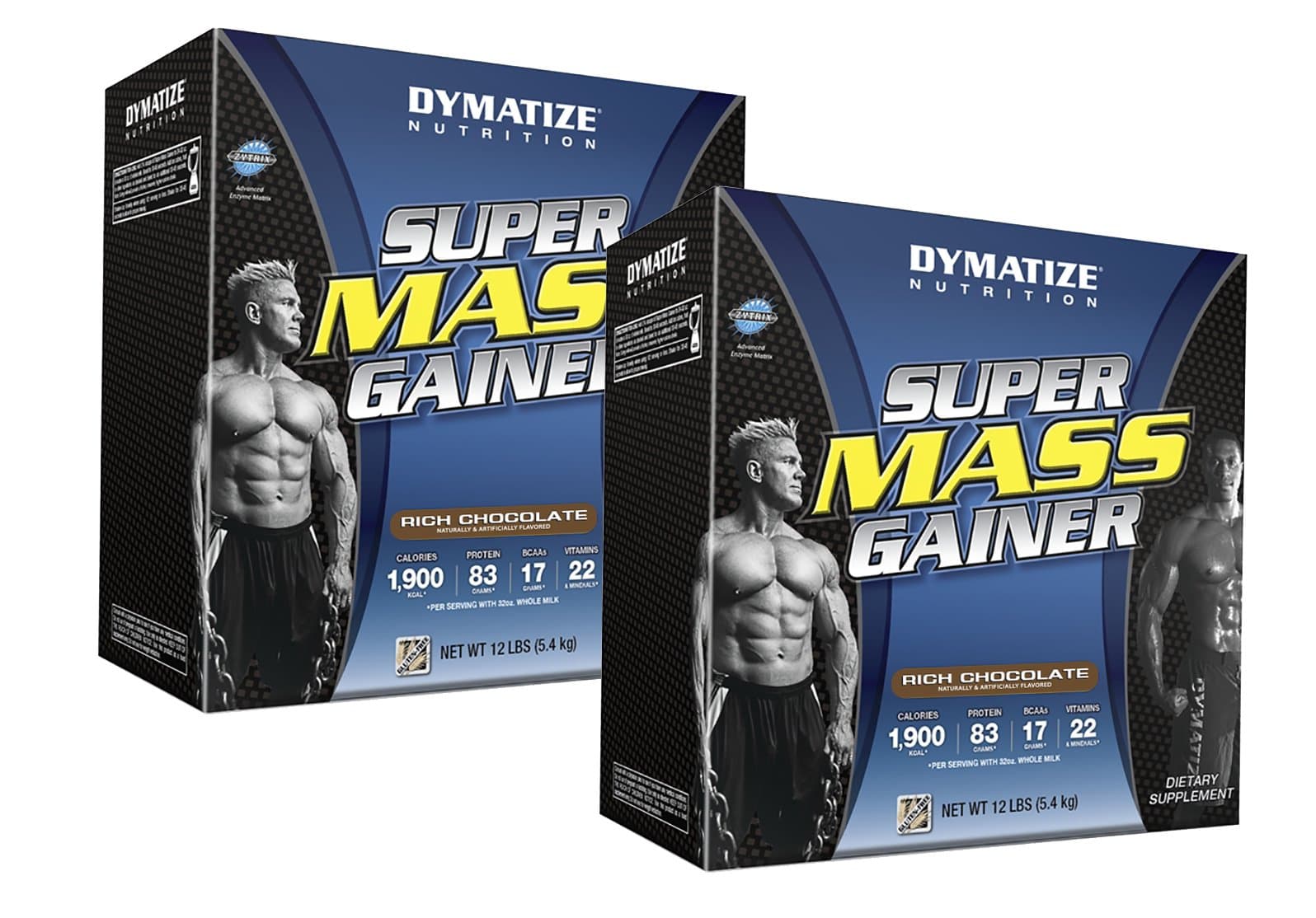 Dymatize Nutrition Mass Gainer Rich Chocolate 12 lbs [2 pack]