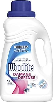 Woolite Damage Defense Liquid Laundry Detergent – Protects Clothes from Stretching & Pilling, 50oz