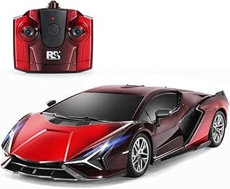 Lamboghini RC Car - 1:24 Scale Lambo Toy Car 3.7V 500mAh, Sián Fast Remote Control Car for Boys 8-12, Rc Race Model Birthday Gifts for Kids Adults Boys Girls Age 6-12 Year Old