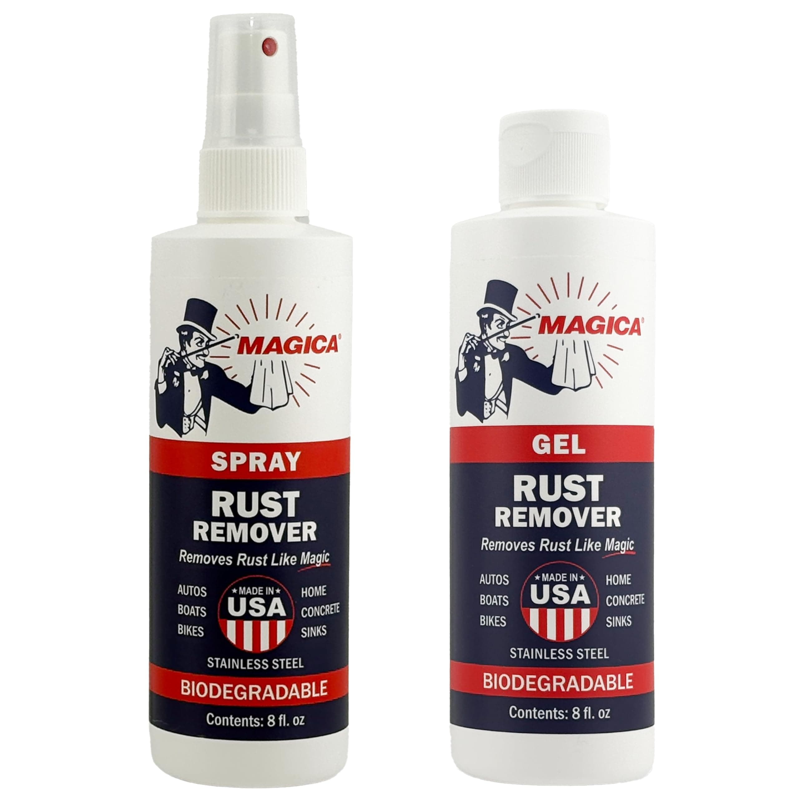 La Shield Magica Rust Remover - 8 Oz Gel Bottle