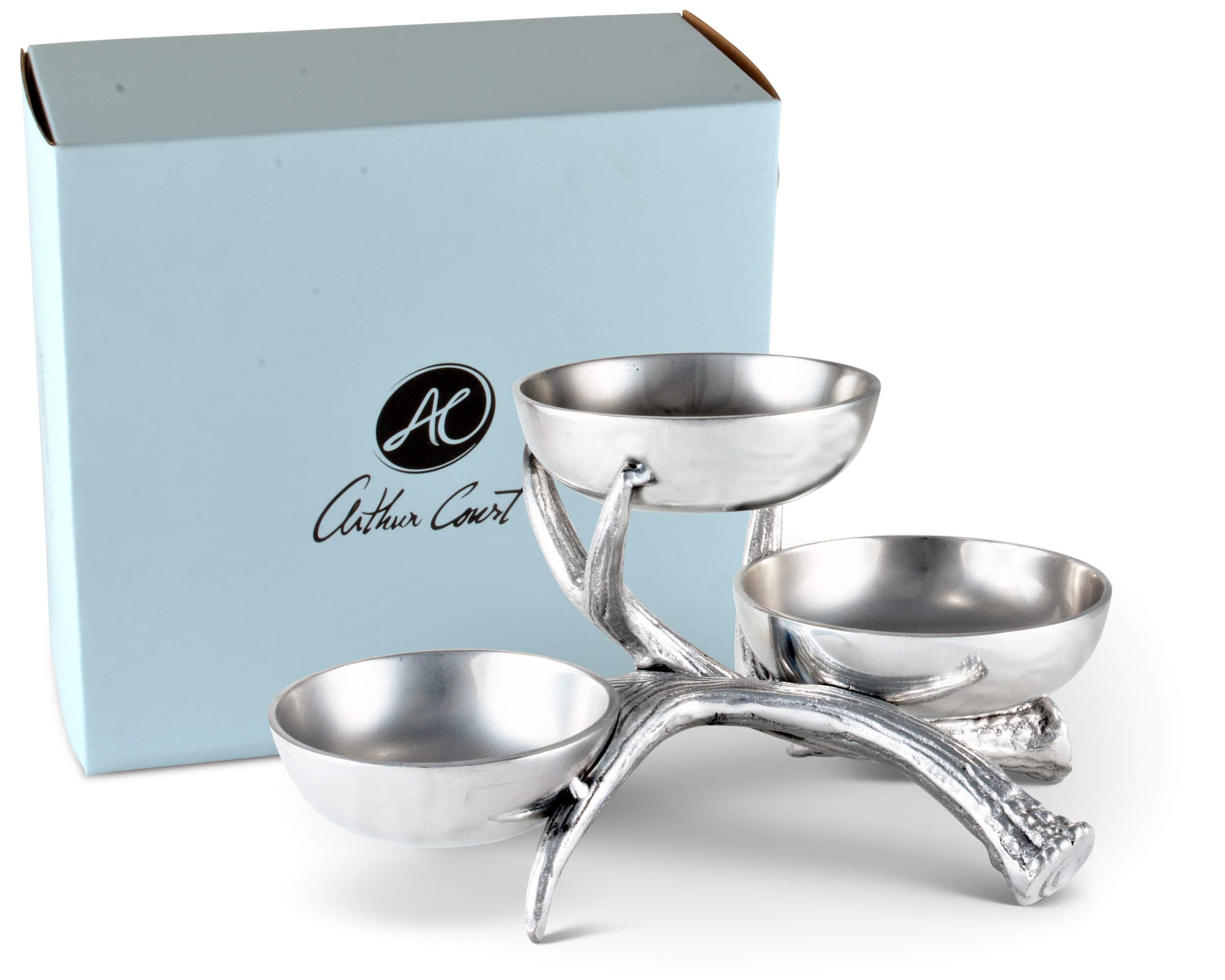 Arthur CourtAntler 3-Tiered Bowl/Server