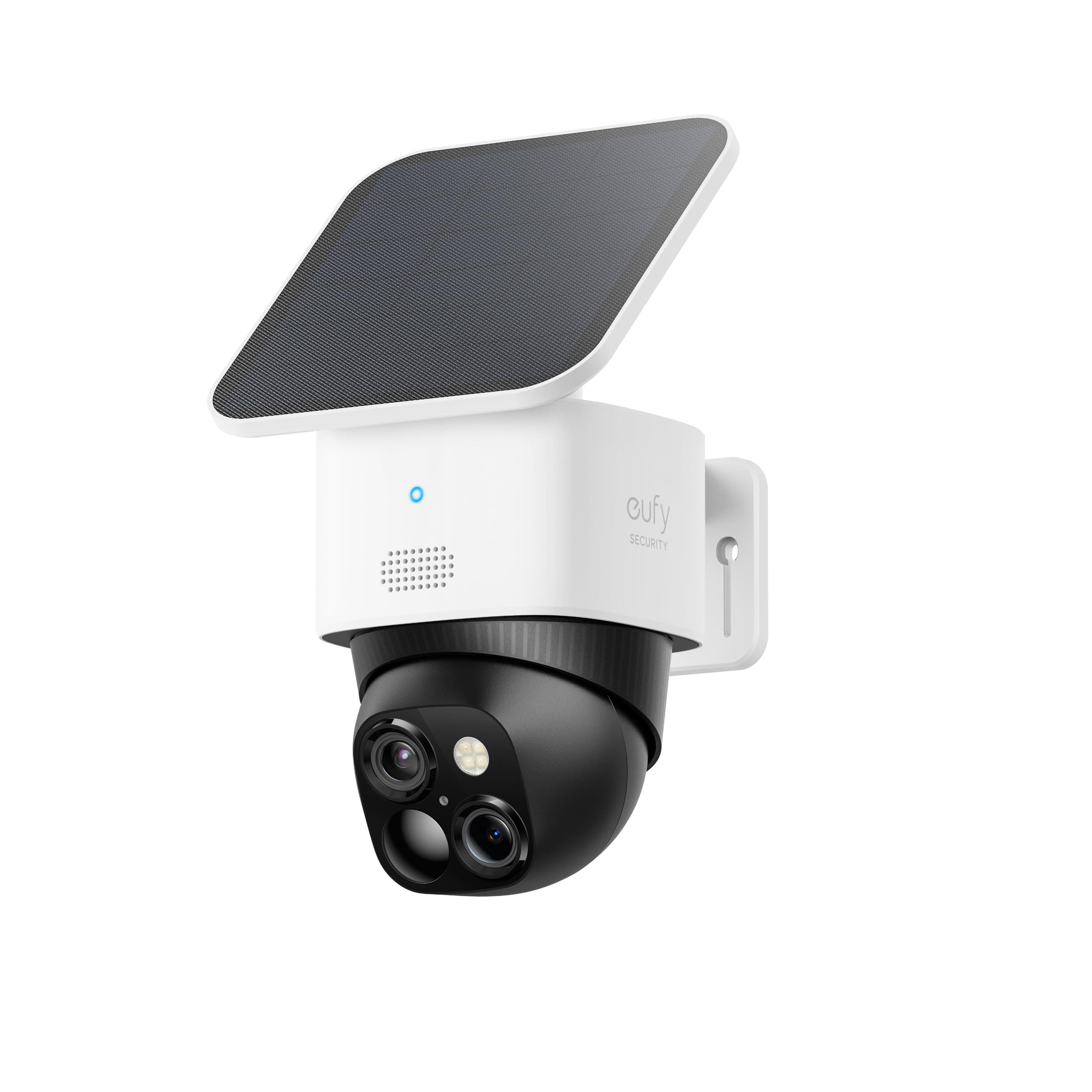 eufy Security SoloCam S340, Solar Security Camera, Wireless Outdoor Camera, 360° Pan & Tilt Surveillance, No Blind Spots, 2.4 GHz Wi-Fi, No Monthly Fee, HomeBase S380 Compatible