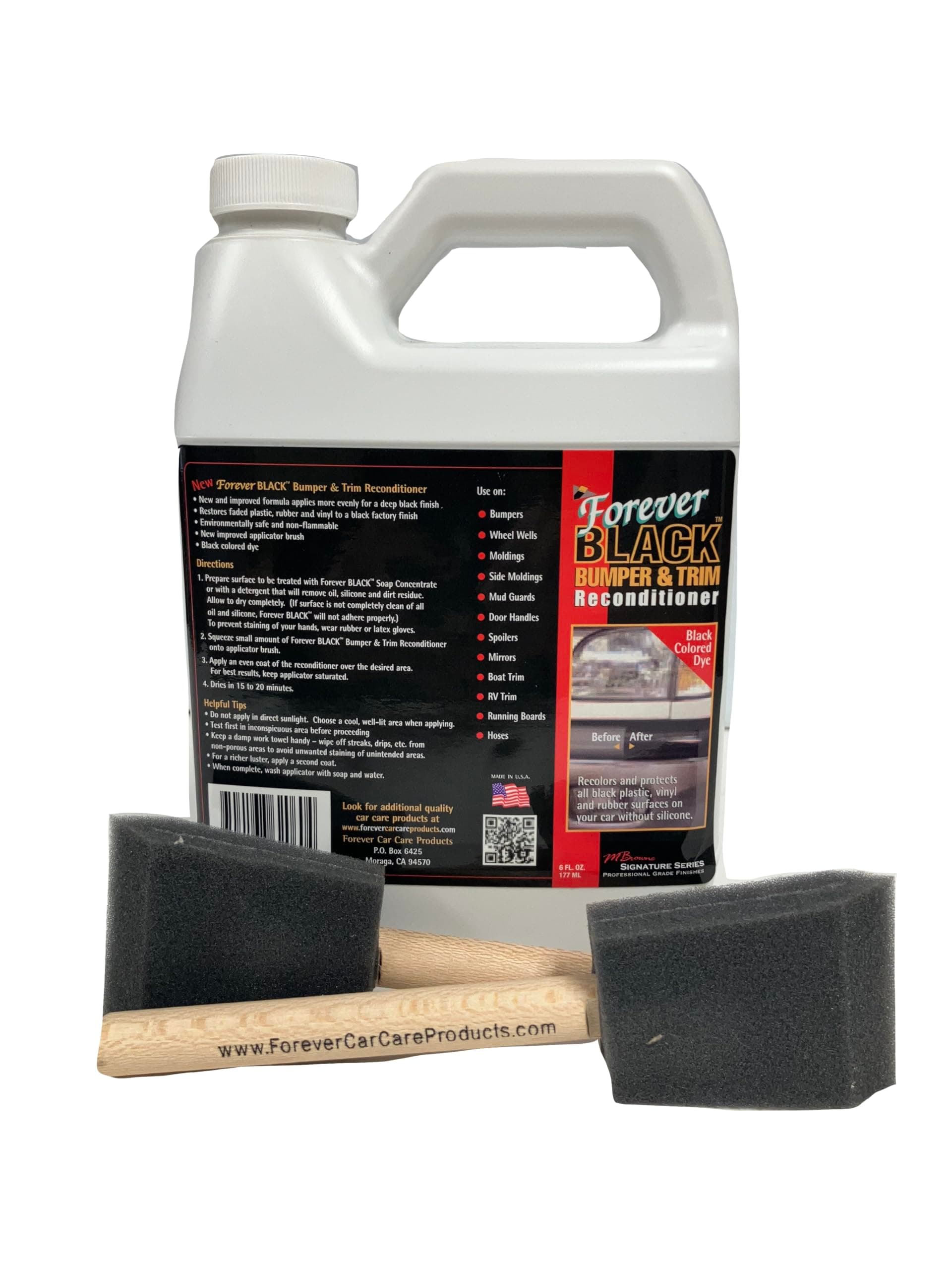 FOREVER BLACK Bumper & Trim Conditioner, 32oz