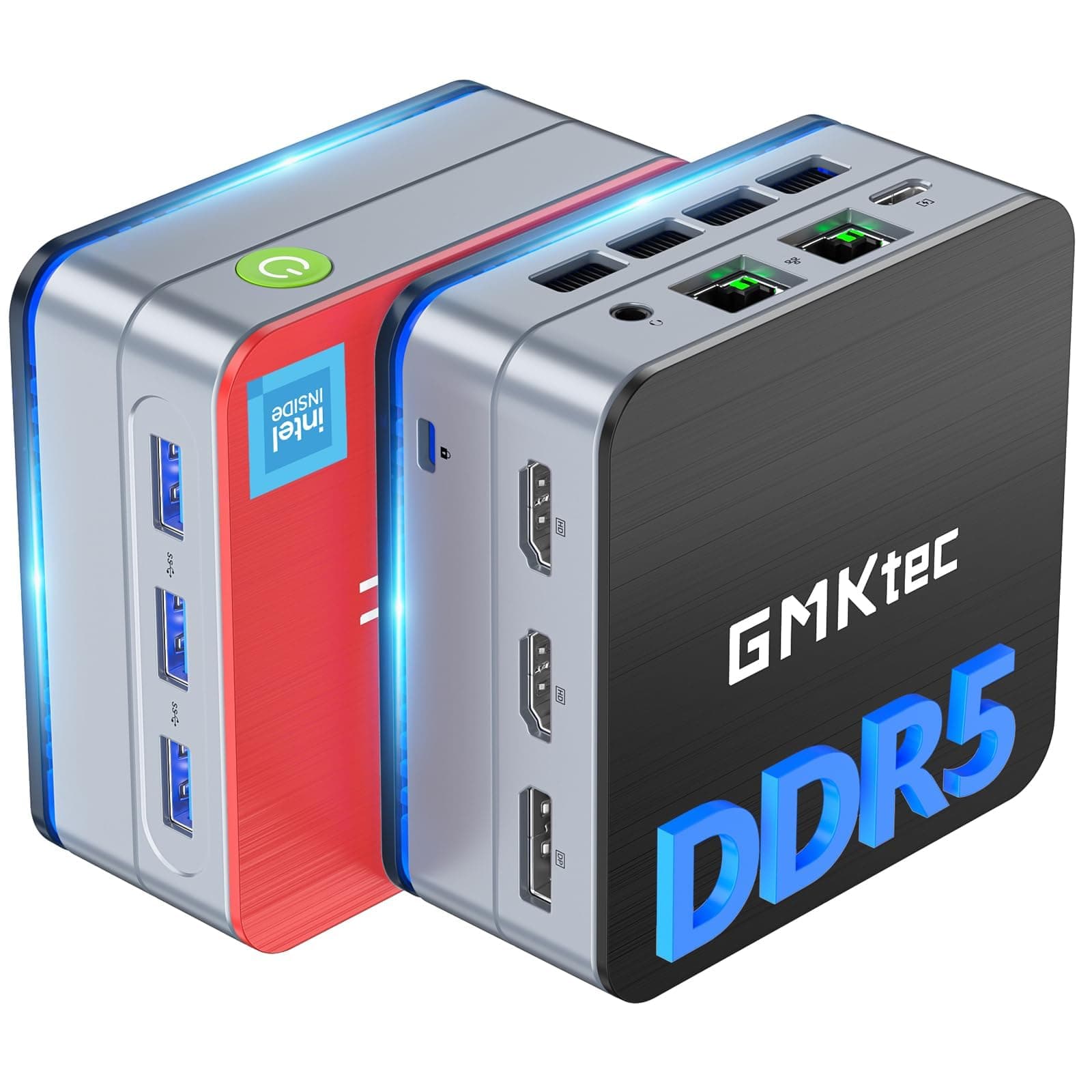 GMKtec G2 Plus Mini PC, Intel Twin Lake N150(4C/4T) up to 3.6GHz, Desktop Mini Computer W11 Pro 12GB LPDDR5 RAM 256GB SSD WiFi 6 BT5.2