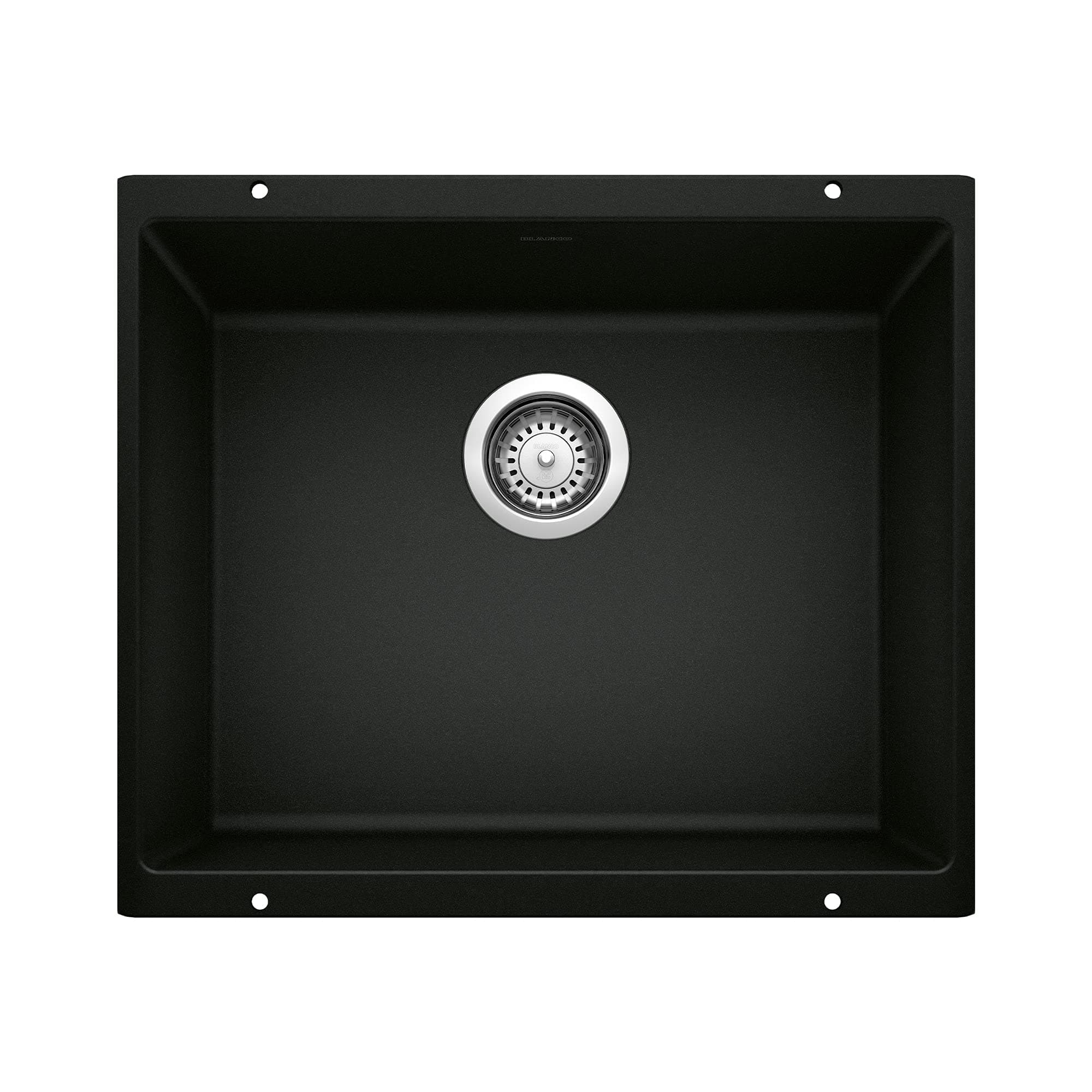 BLANCO442933 Precis 21" Kitchen Sink, Coal Black