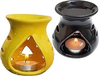 Pure Source India Aroma Burner 2 Piece Mix Color
