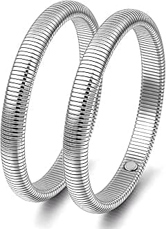 18K Gold Plated Bracelets for Women Gold Bangles for Women Chunky Bangle Bracelets for Women Bracelets Stack Tarnish Free Bangle Set of 3 for Women Accessories for Her Gifts