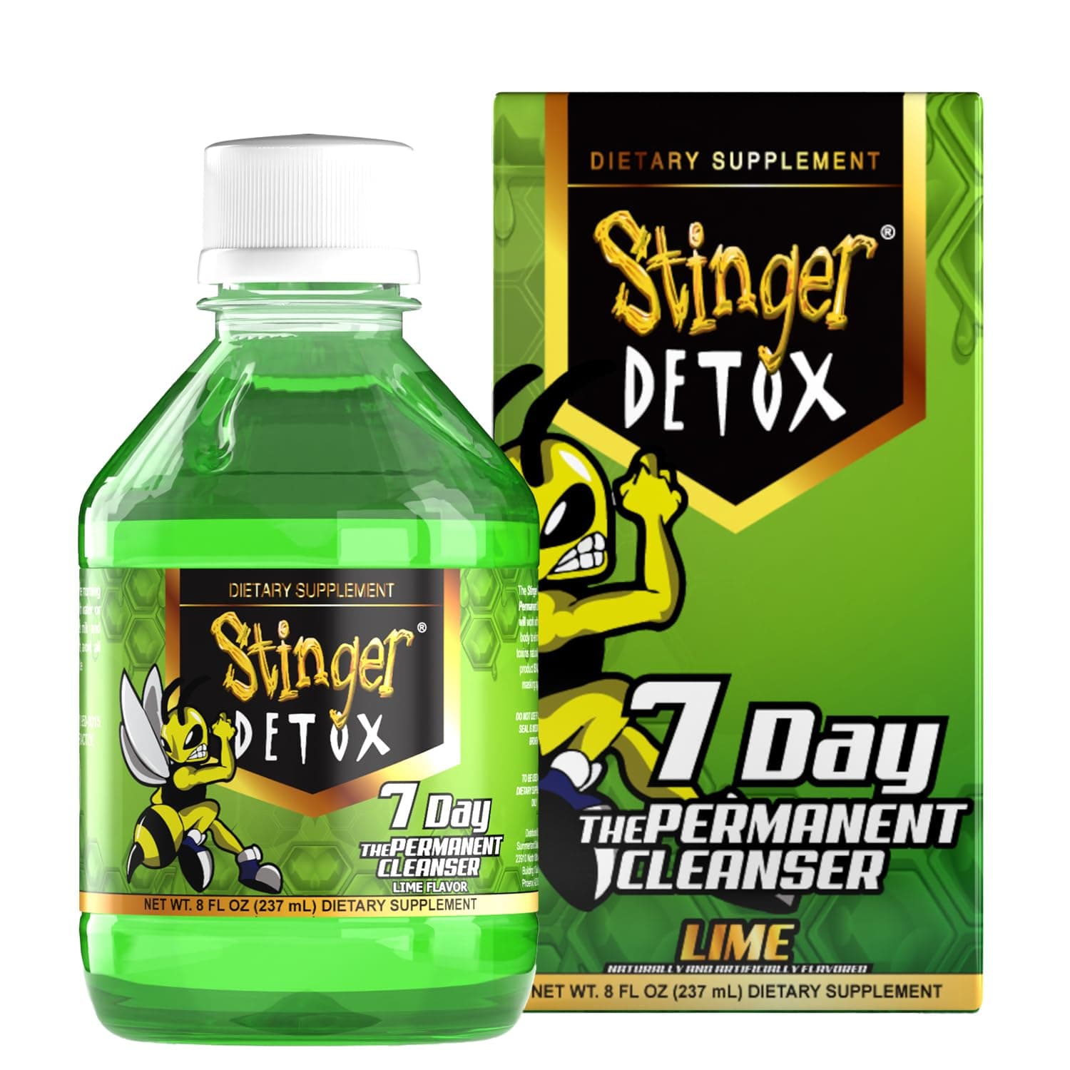 7-Day Permanent Drink – Lime Flavor – 8 FL OZ