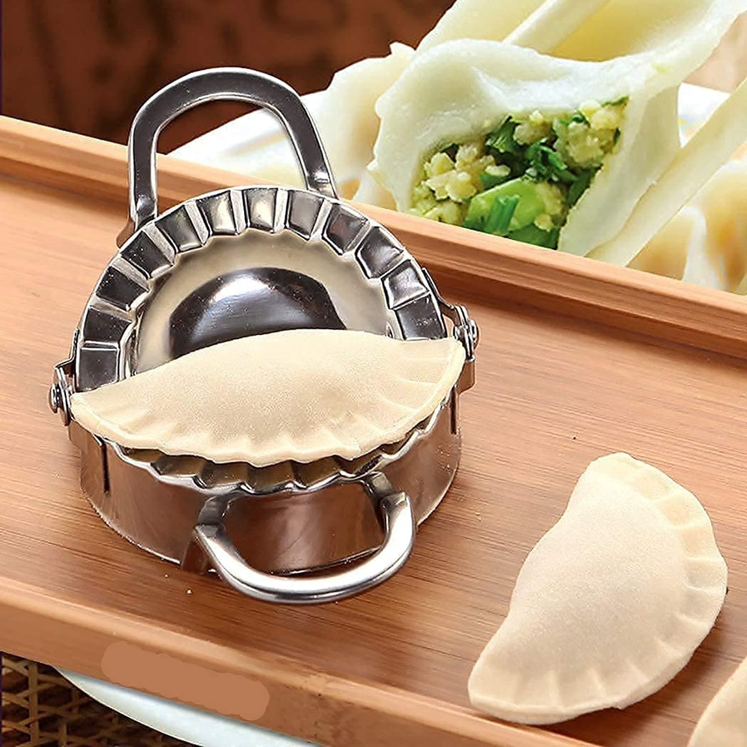 Maxxic Laboratories 1 pcs Stainless Steel Dumpling Maker(Momos Maker)
