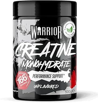 Creatine Monohydrate Powder 500g (166 Servings) – Pure Micronised Creatine Powder Supplement for Men & Women, Pre & Post Workout Strength, Muscle Growth & Recovery, Vegan – Unflavoured