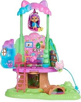 Gabby's Dollhouse Kitty Fairy's Transforming Garden Treehouse Playset